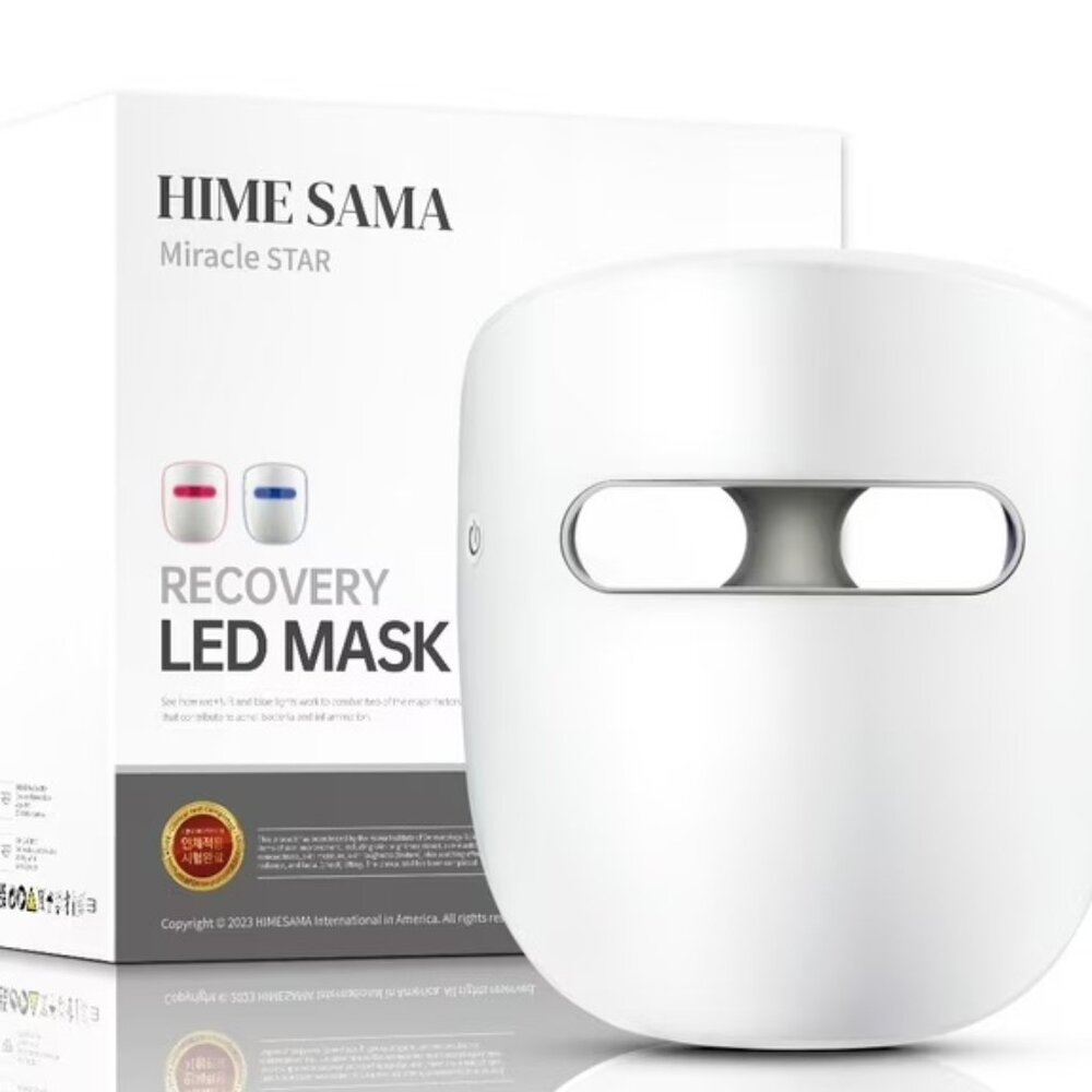HIME SAMA | Red and Blue LED Light Therapy Face Mask
